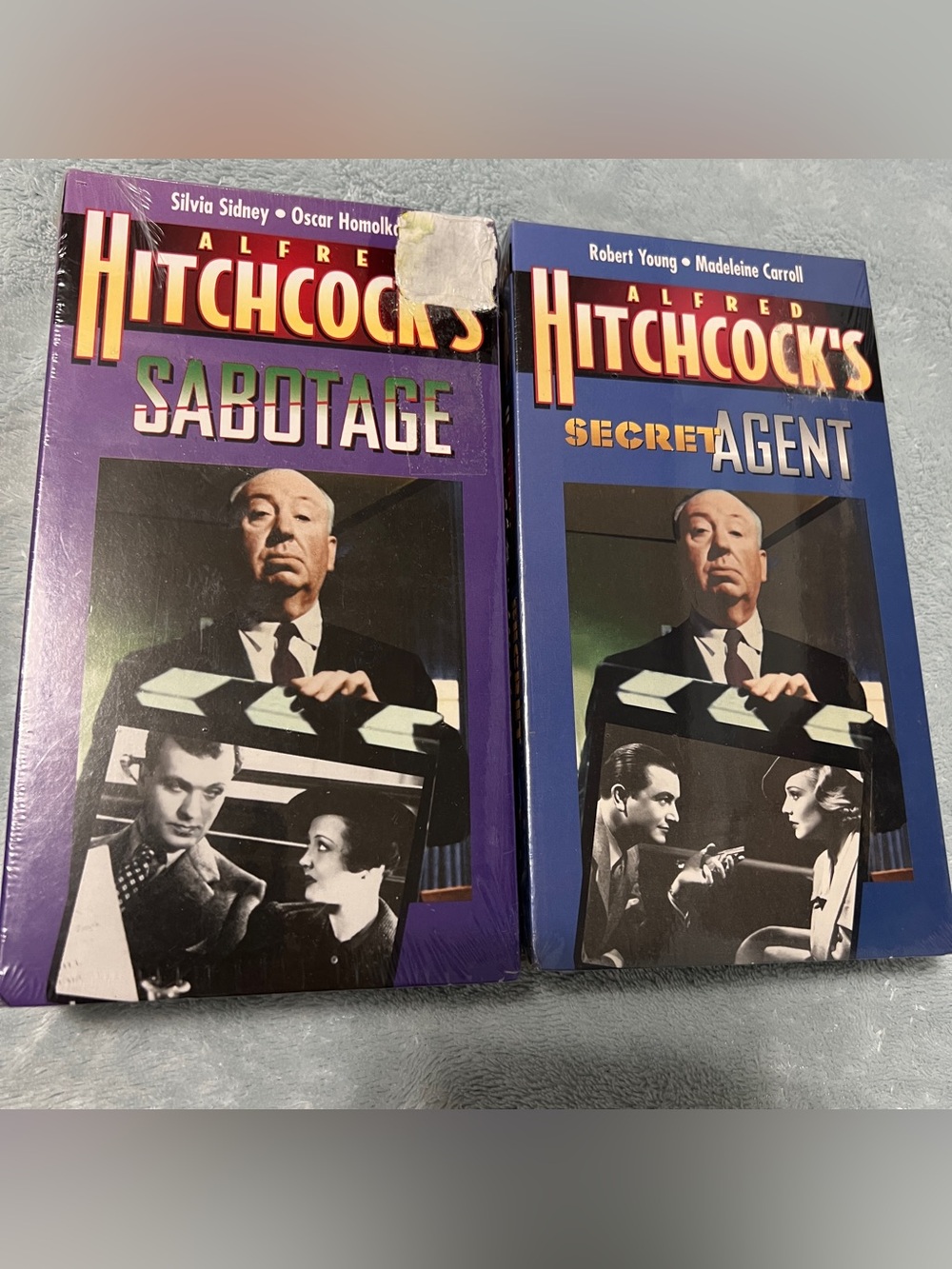 Halloween VHS tapes Alfred Hitchcock